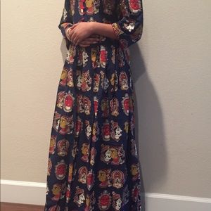 Indian long cotton dress